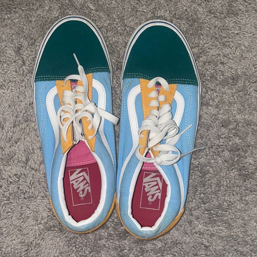 Multi Colored Vans - image 1